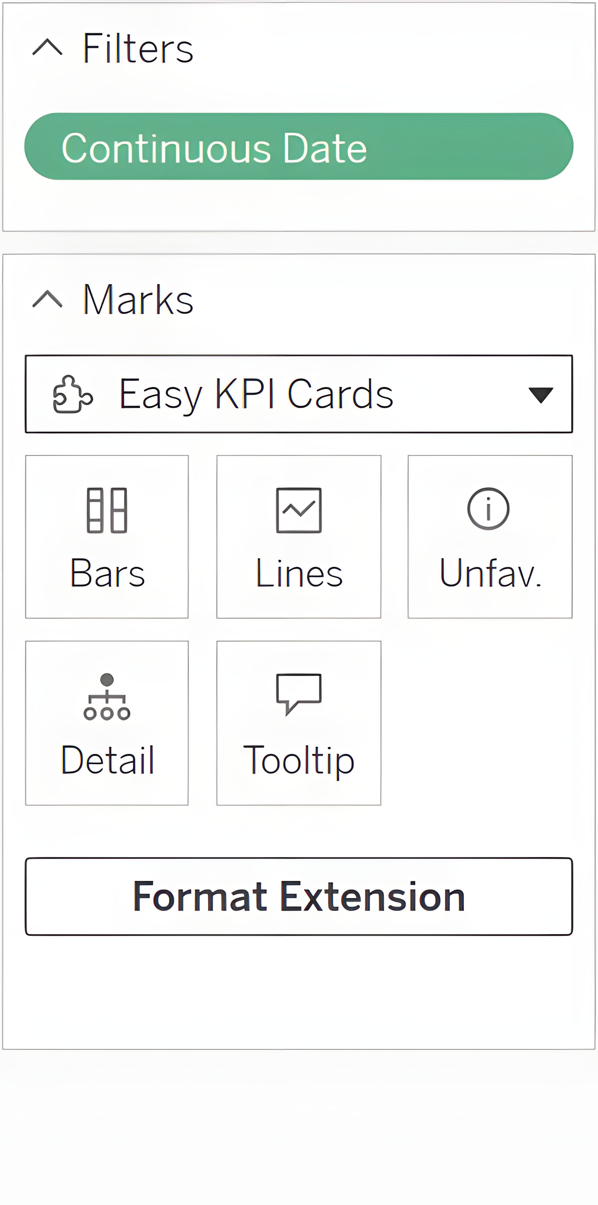 Add Continuous Date to Filters